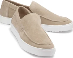 Slipper|blackstone Slipper in Übergrößen Beige