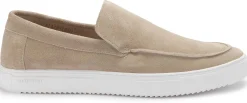 Slipper|blackstone Slipper in Übergrößen Beige