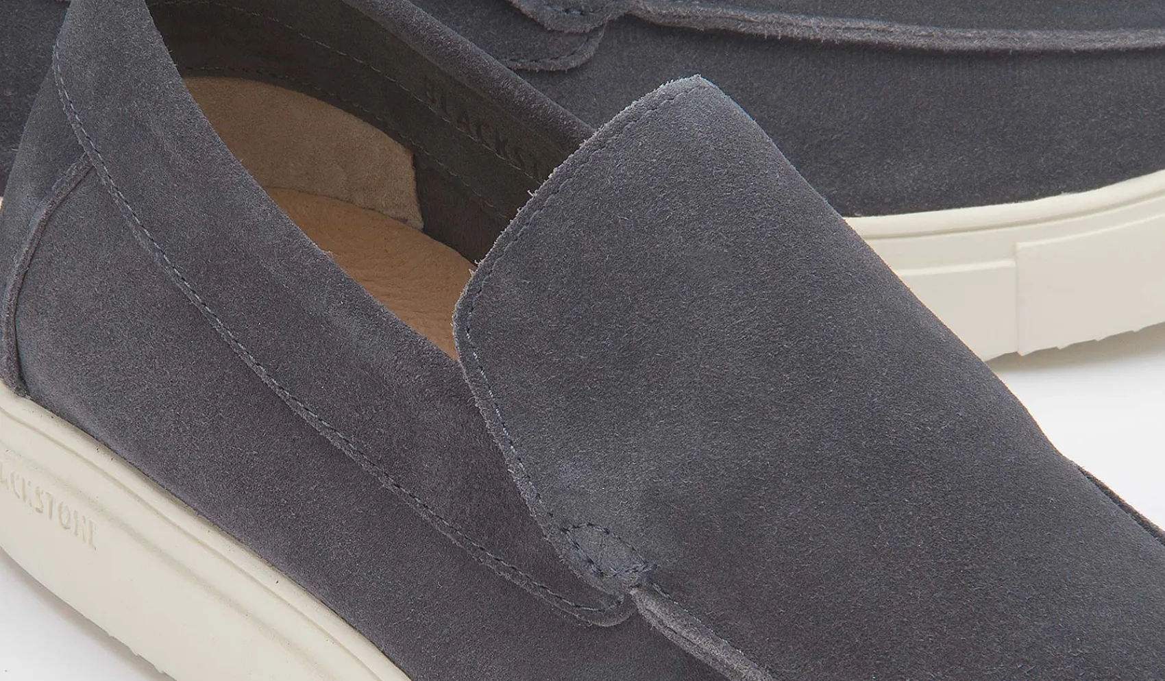 Slipper|blackstone Slipper in Übergrößen Blau