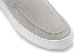 Slipper|blackstone Slipper in Übergrößen Grau