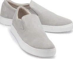 Slipper|blackstone Slipper in Übergrößen Grau