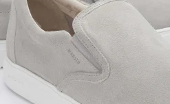 Slipper|blackstone Slipper in Übergrößen Grau