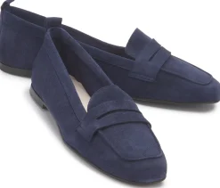 Slipper|Horsch Schuhe Slipper in Untergrößen Blau