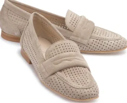 Slipper|Horsch Schuhe Slipper in Untergrößen Beige