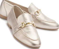 Slipper|Horsch Schuhe Slipper in Untergrößen Gold