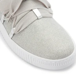 Sneaker|Schnürschuhe|Gabor Sneaker in Übergrößen Silber