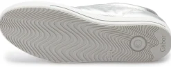 Sneaker|Schnürschuhe|Gabor Sneaker in Übergrößen Silber
