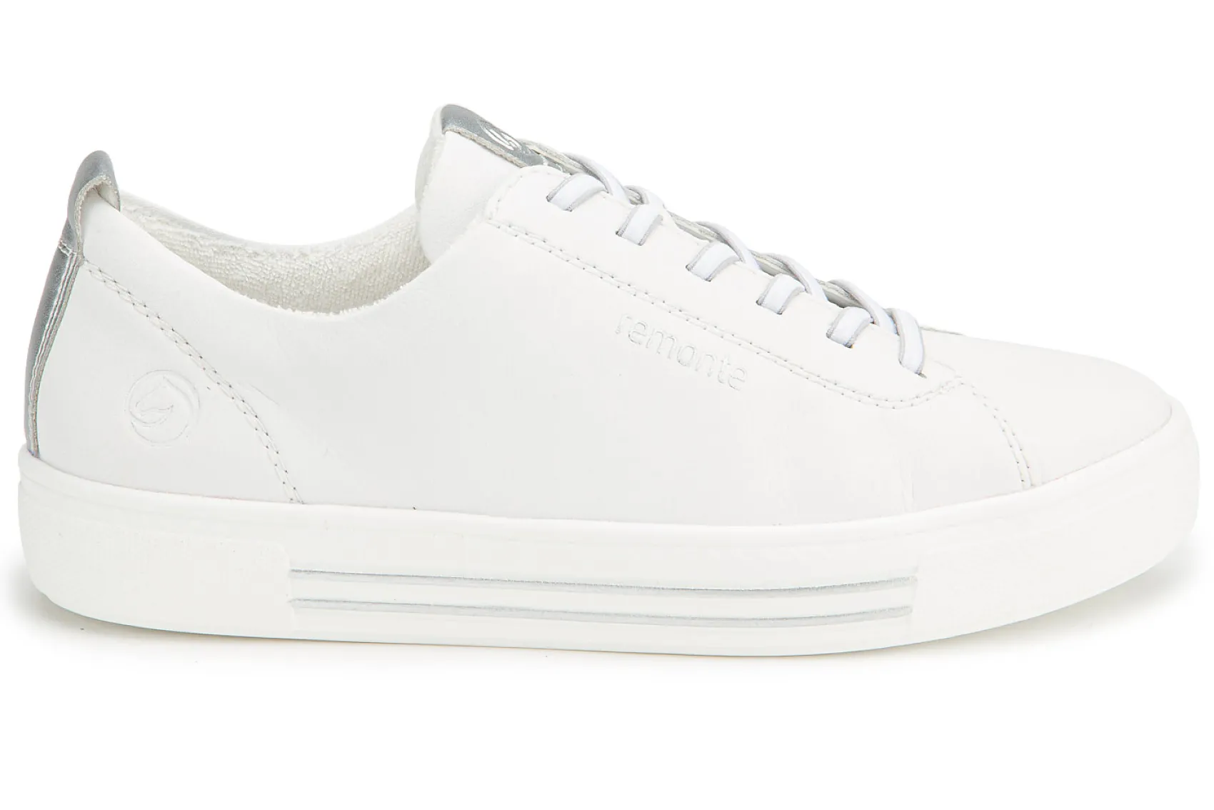 Sneaker|Schnürschuhe|Remonte Sneaker in Übergrößen Weiß