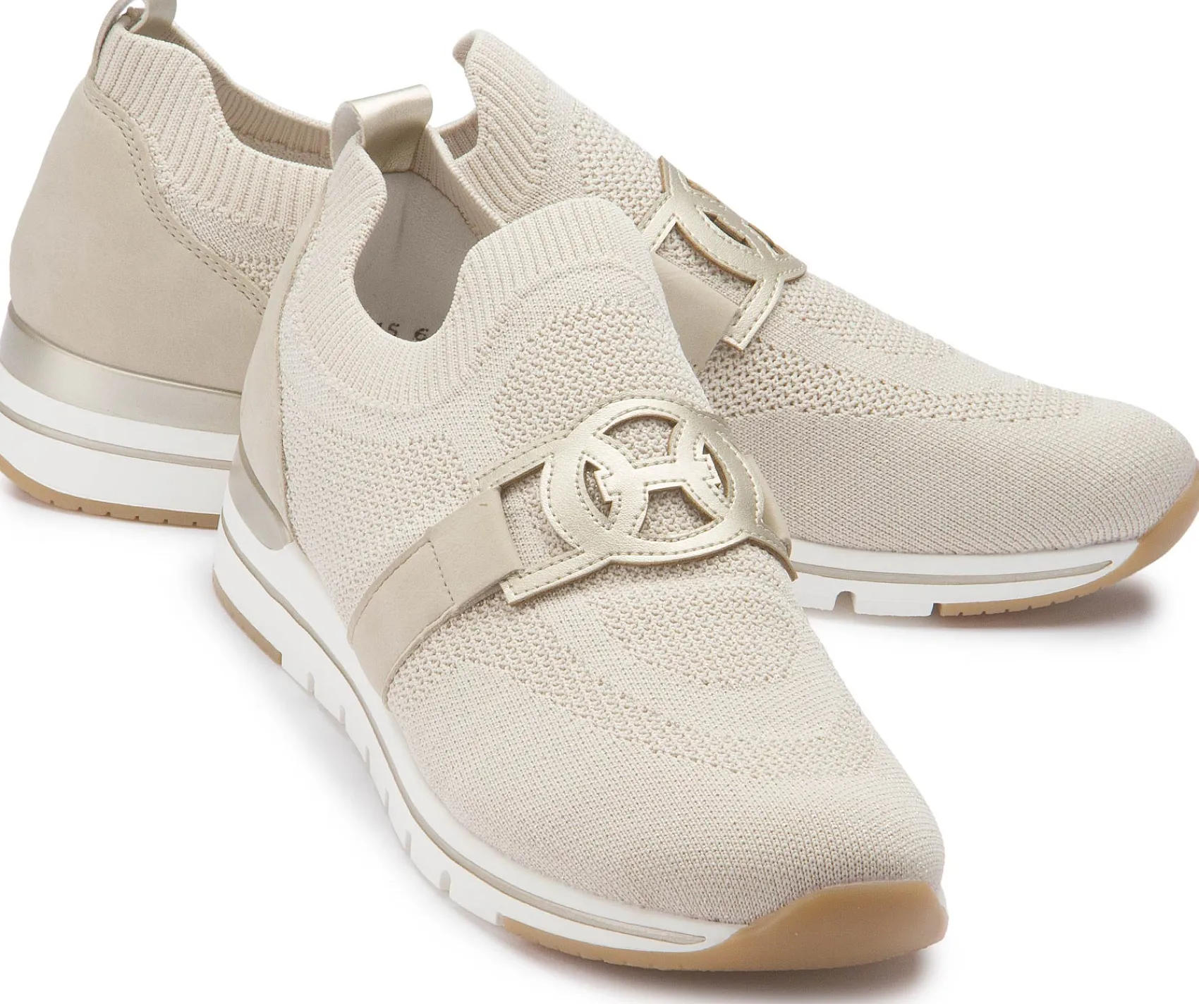 Sneaker|Remonte Sneaker in Übergrößen Beige
