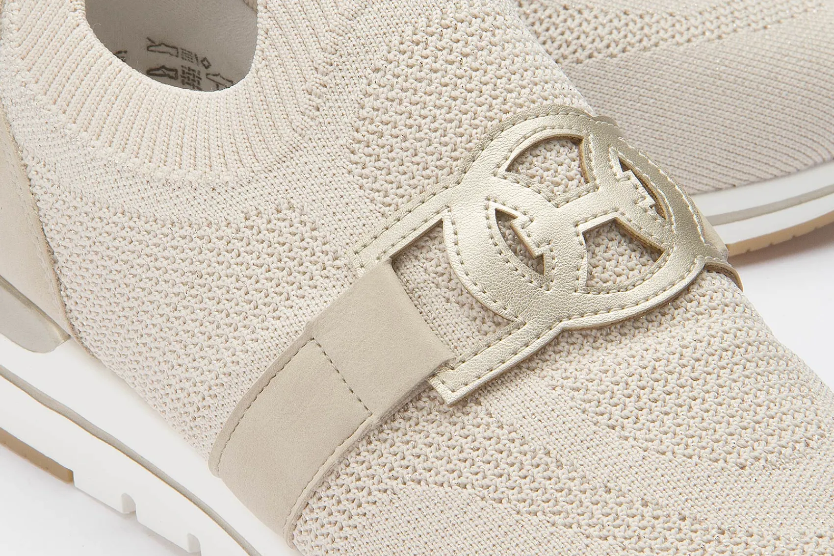 Sneaker|Remonte Sneaker in Übergrößen Beige