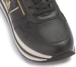 Sneaker|Schnürschuhe|Remonte Sneaker in Übergrößen Schwarz