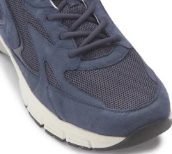Sneaker|Schnürschuhe|Gabor Sneaker in Übergrößen Blau