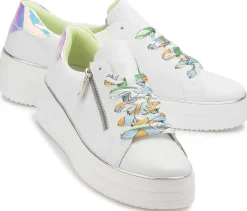 Sneaker|Schnürschuhe|Remonte Sneaker in Übergrößen Weiß