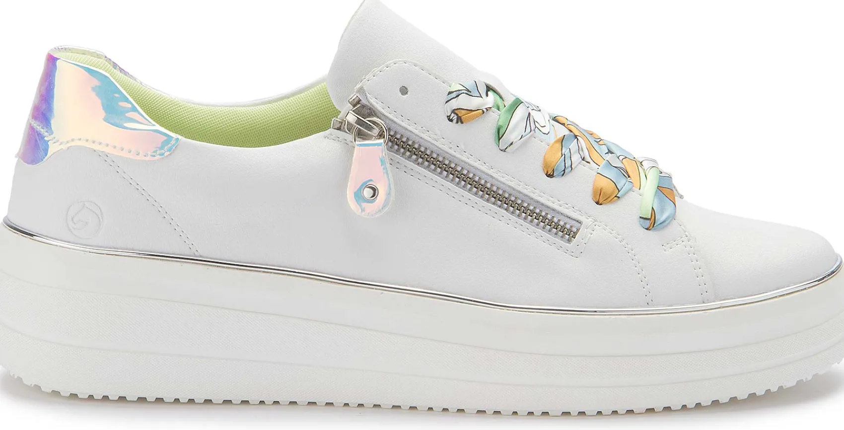Sneaker|Schnürschuhe|Remonte Sneaker in Übergrößen Weiß