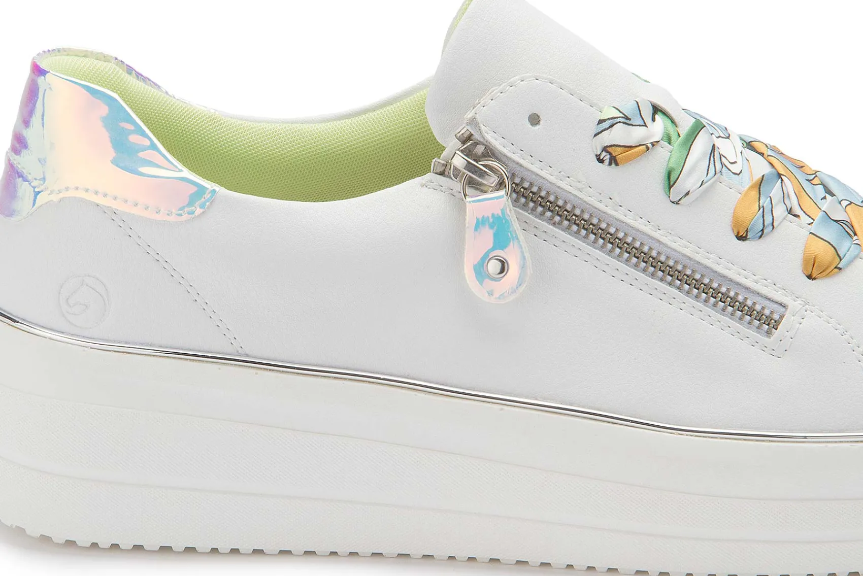 Sneaker|Schnürschuhe|Remonte Sneaker in Übergrößen Weiß