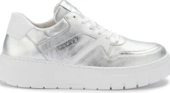 Sneaker|Schnürschuhe|Gabor Sneaker in Übergrößen Silber