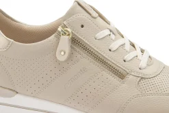 Sneaker|Schnürschuhe|Remonte Sneaker in Übergrößen Beige