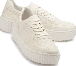 Sneaker|Schnürschuhe|Gabor Sneaker in Übergrößen Weiß