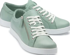 Sneaker|Schnürschuhe|Horsch Schuhe Sneaker in Übergrößen Grün