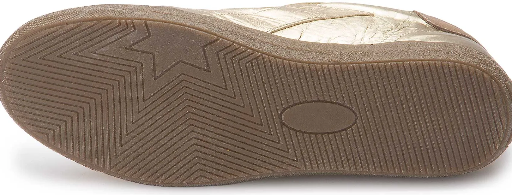 Sneaker|Schnürschuhe|Horsch Schuhe Sneaker in Übergrößen Gold