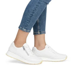 Sneaker|Schnürschuhe|Remonte Sneaker in Übergrößen Weiß