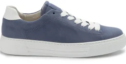 Sneaker|Schnürschuhe|Gabor Sneaker in Übergrößen Blau