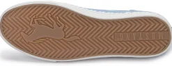 Sneaker|Schnürschuhe|Mustang Damen Sneaker in Übergrößen Blau