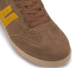 Sneaker|Schnürschuhe|Gabor Sneaker in Übergrößen Braun