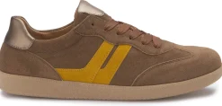 Sneaker|Schnürschuhe|Gabor Sneaker in Übergrößen Braun