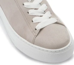 Sneaker|Schnürschuhe|Gabor Sneaker in Übergrößen Beige