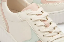 Sneaker|Schnürschuhe|Gabor Sneaker in Übergrößen Beige