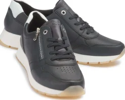Sneaker|Schnürschuhe|Remonte Sneaker in Übergrößen Blau