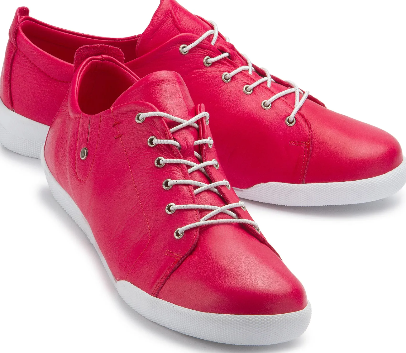 Sneaker|Schnürschuhe|Horsch Schuhe Sneaker in Übergrößen Pink