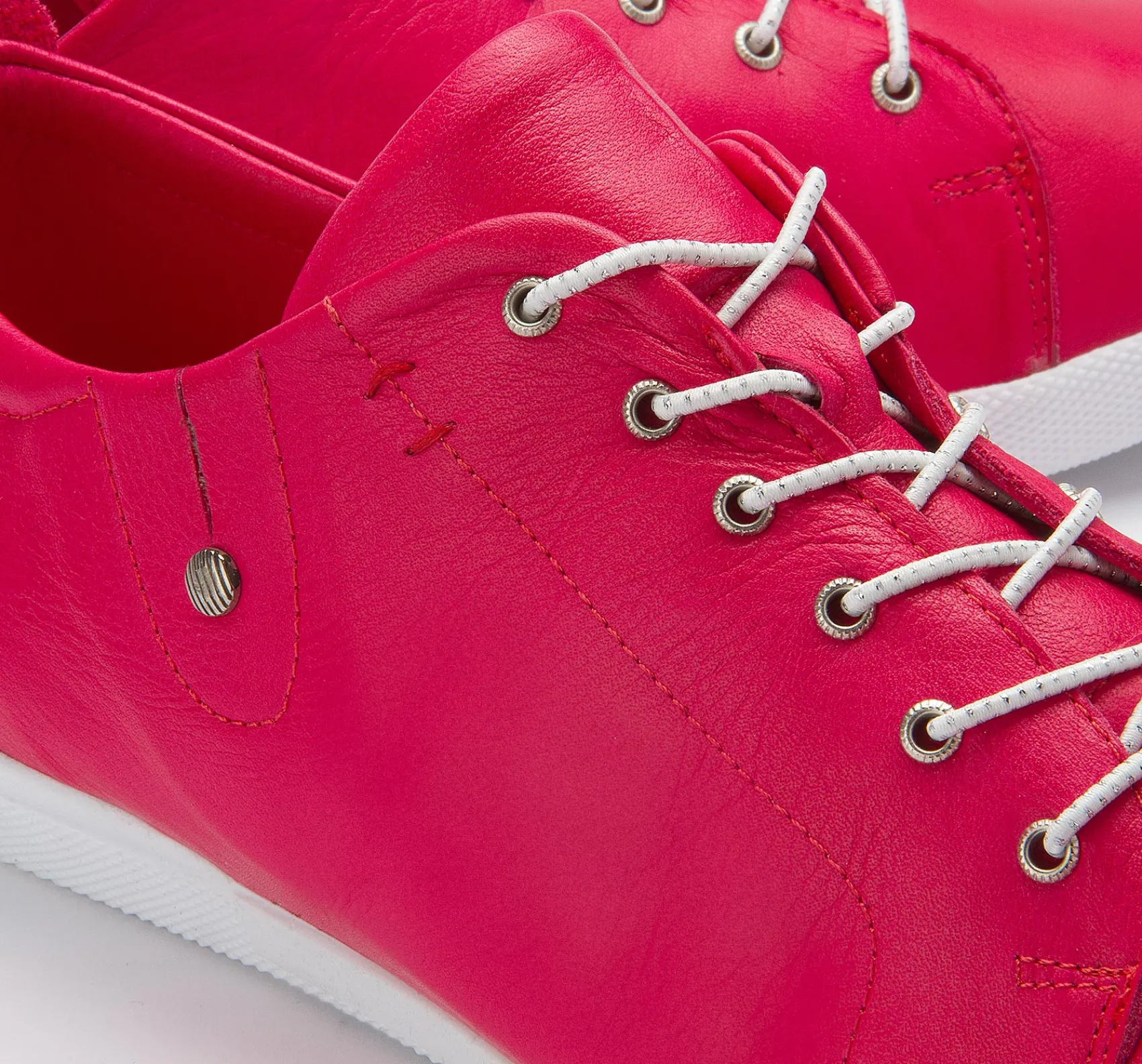 Sneaker|Schnürschuhe|Horsch Schuhe Sneaker in Übergrößen Pink