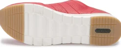Sneaker|Schnürschuhe|Remonte Sneaker in Übergrößen Rot