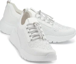 Sneaker|Schnürschuhe|Gabor Sneaker in Übergrößen Weiß