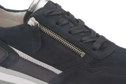 Sneaker|Schnürschuhe|Gabor Sneaker in Übergrößen Blau