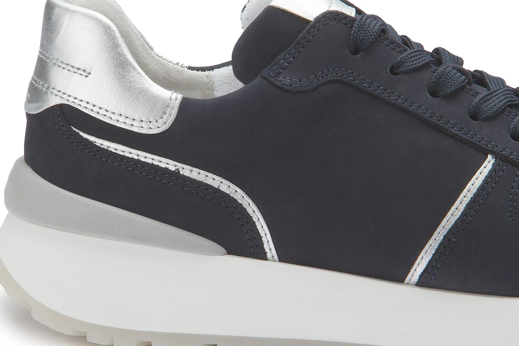 Sneaker|Schnürschuhe|Gabor Sneaker in Übergrößen Blau