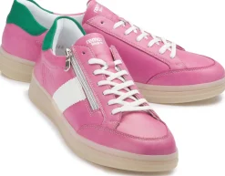 Sneaker|Schnürschuhe|Remonte Sneaker in Übergrößen Pink