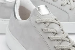 Sneaker|Schnürschuhe|Gabor Sneaker in Übergrößen Grau