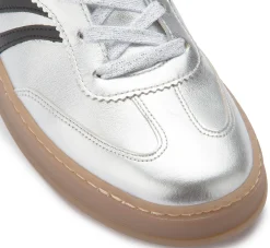 Sneaker|Schnürschuhe|Gabor Sneaker in Übergrößen Silber