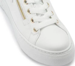 Sneaker|Schnürschuhe|Gabor Sneaker in Übergrößen Weiß