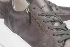 Sneaker|Schnürschuhe|Gabor Sneaker in Übergrößen Silber