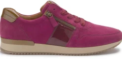 Sneaker|Schnürschuhe|Gabor Sneaker in Übergrößen Lila