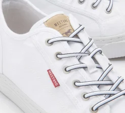 Sneaker|Schnürschuhe|Mustang Damen Sneaker in Übergrößen Weiß