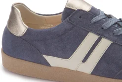 Sneaker|Schnürschuhe|Gabor Sneaker in Übergrößen Blau