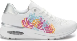 Sneaker|Schnürschuhe|Remonte Sneaker in Übergrößen Weiß