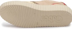 Sneaker|Schnürschuhe|Gabor Sneaker in Übergrößen Beige