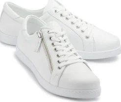 Sneaker|Schnürschuhe|Horsch Schuhe Sneaker in Übergrößen Weiß