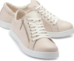 Sneaker|Schnürschuhe|Horsch Schuhe Sneaker in Übergrößen Beige